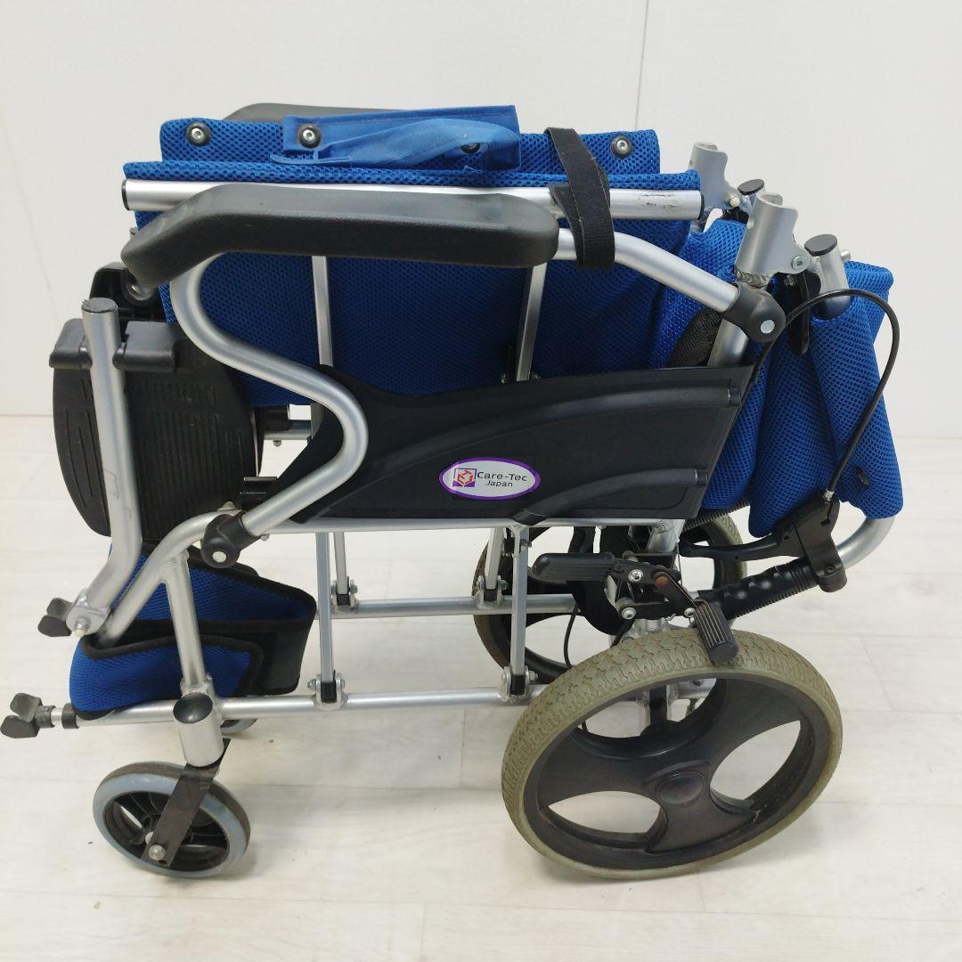【引き取り】Care-Tec Japan 折り畳み式 介助用 車椅子 アルミ製