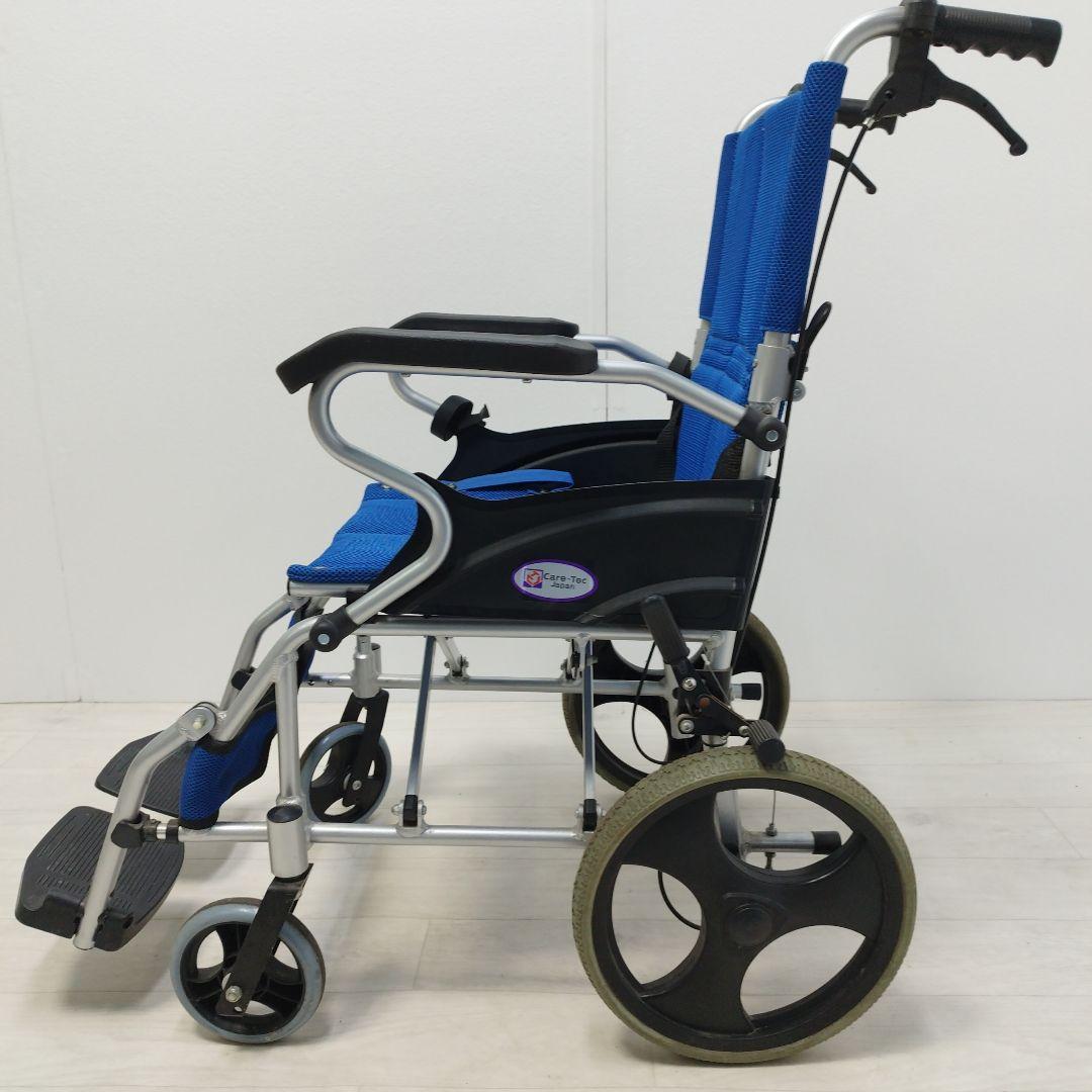 【引き取り】Care-Tec Japan 折り畳み式 介助用 車椅子 アルミ製