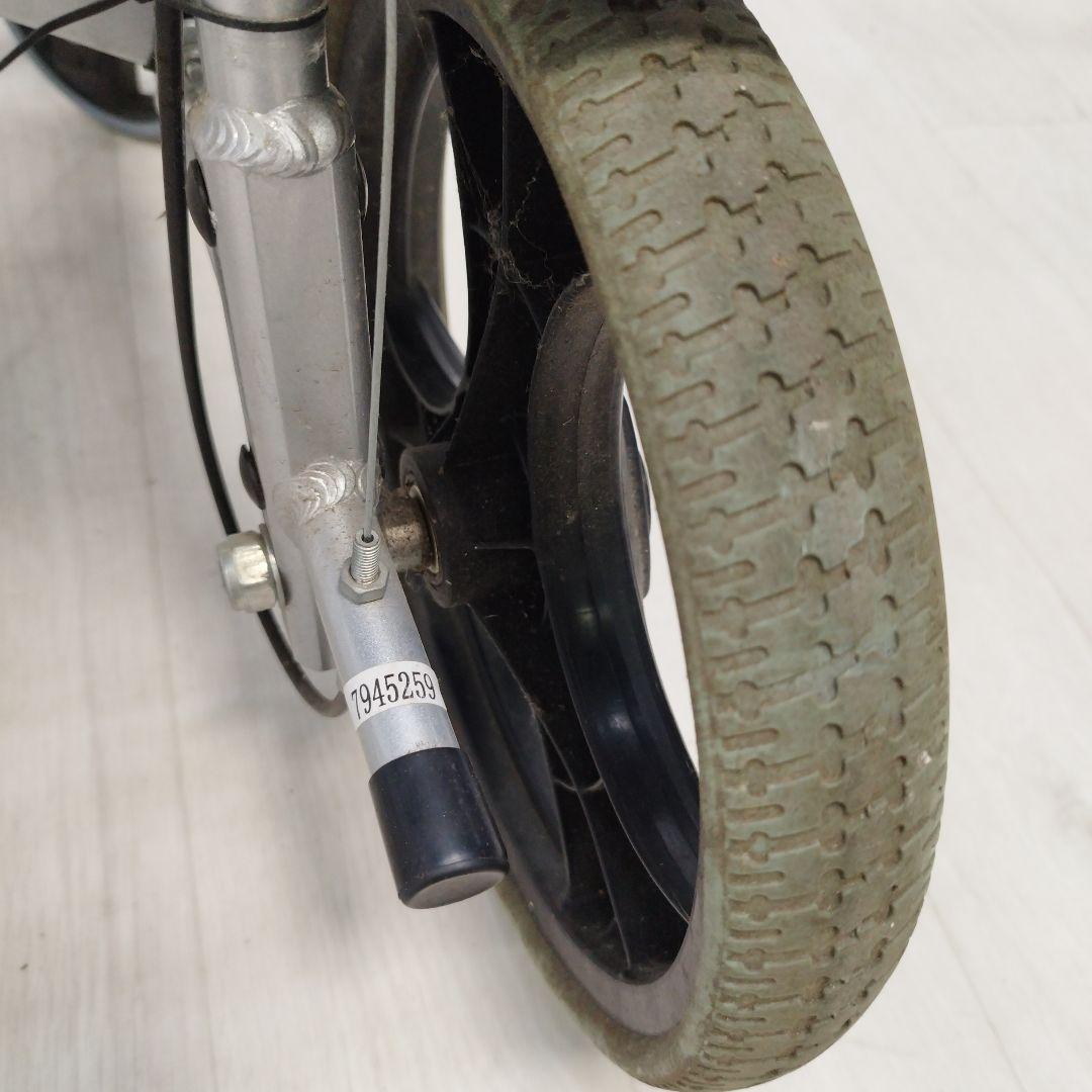 【引き取り】Care-Tec Japan 折り畳み式 介助用 車椅子 アルミ製