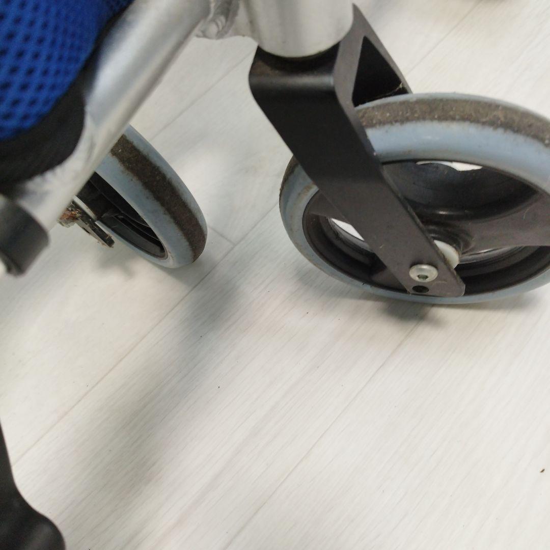 【引き取り】Care-Tec Japan 折り畳み式 介助用 車椅子 アルミ製