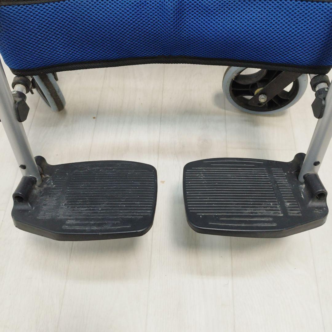 【引き取り】Care-Tec Japan 折り畳み式 介助用 車椅子 アルミ製
