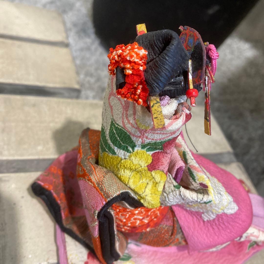 正絹　ハンドメイド　人形