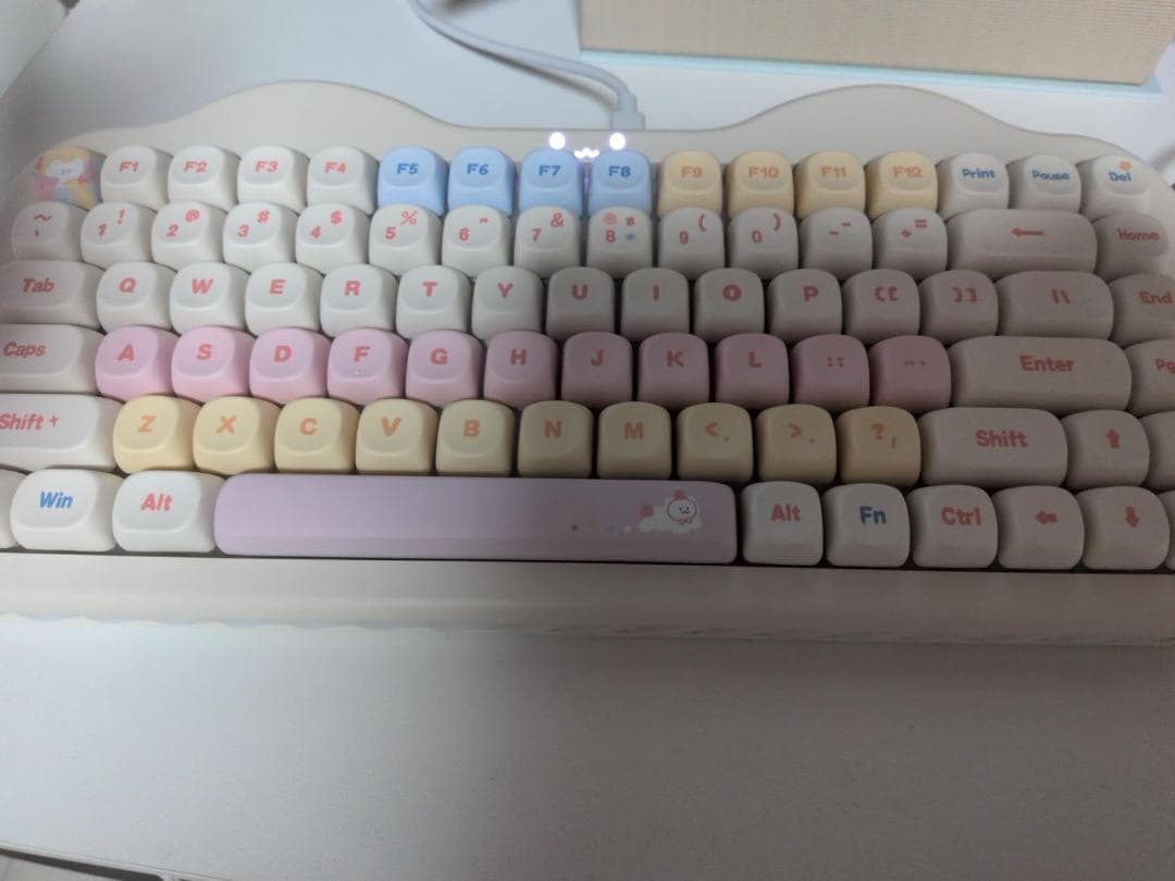 YUNZII C75 ワイヤレス メカニカルキーボード 75%レイアウト DXT