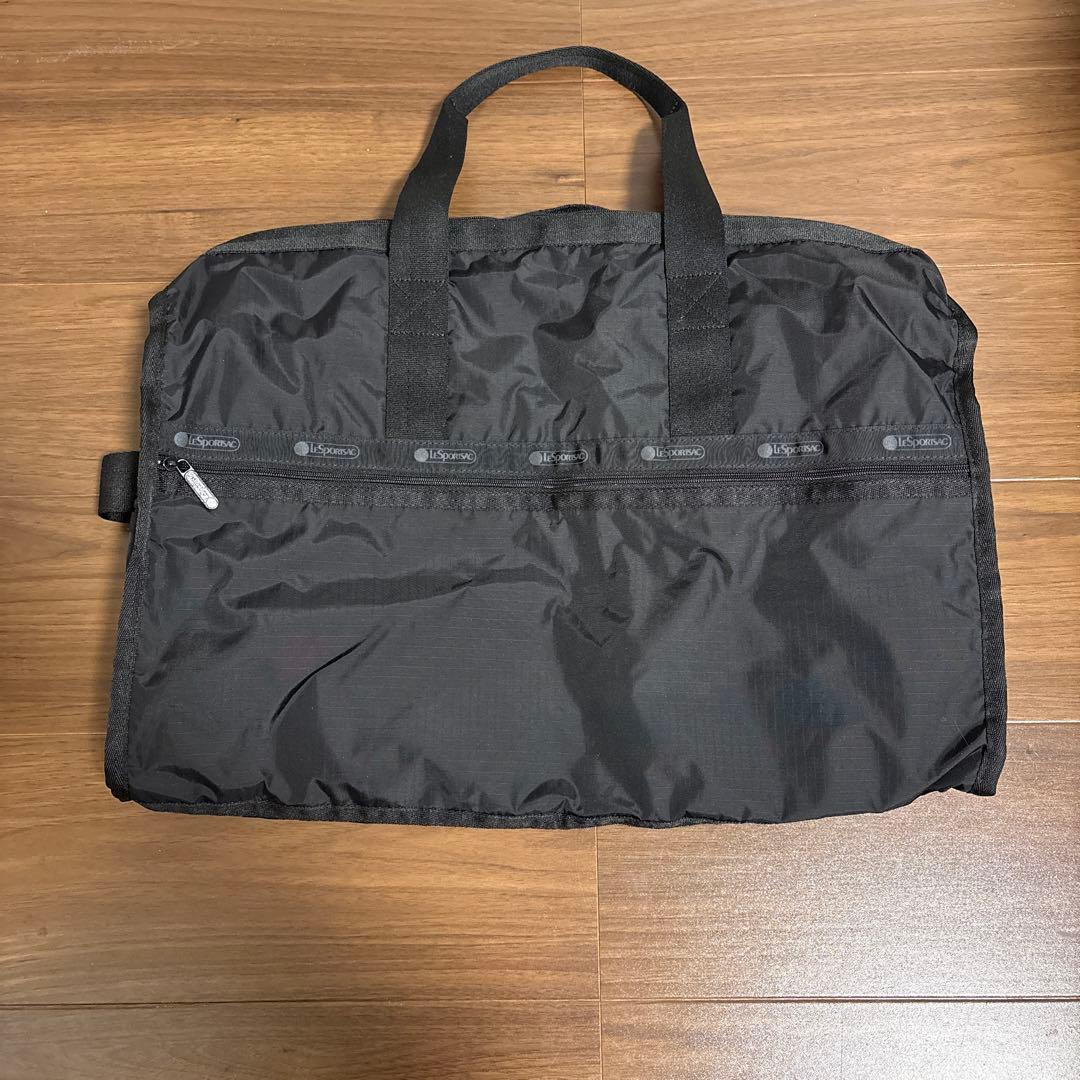 LeSportsac ボストンバッグ 大容量 ショルダーストラップ付き