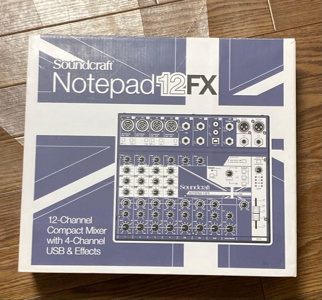 Soundcraft Notepad-12FX 12チャンネルミキサー