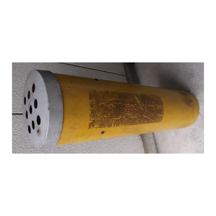 希少■(財)道路施設協会◆高速道路SA/PA使用●円筒型灰皿★払下品