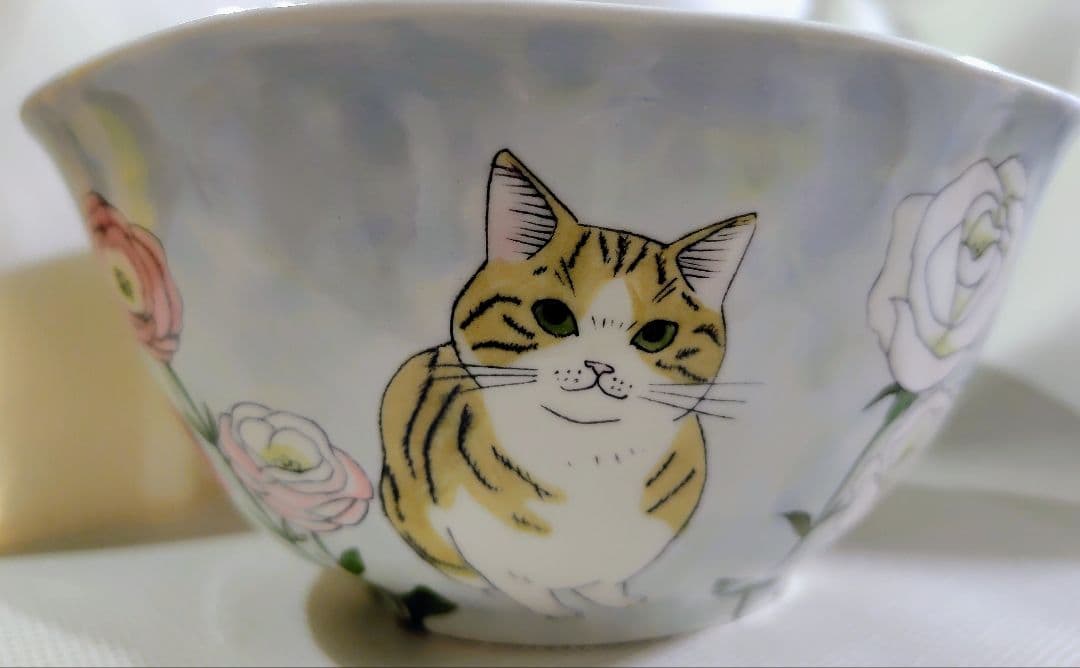清水直子　猫　どんぶり　2