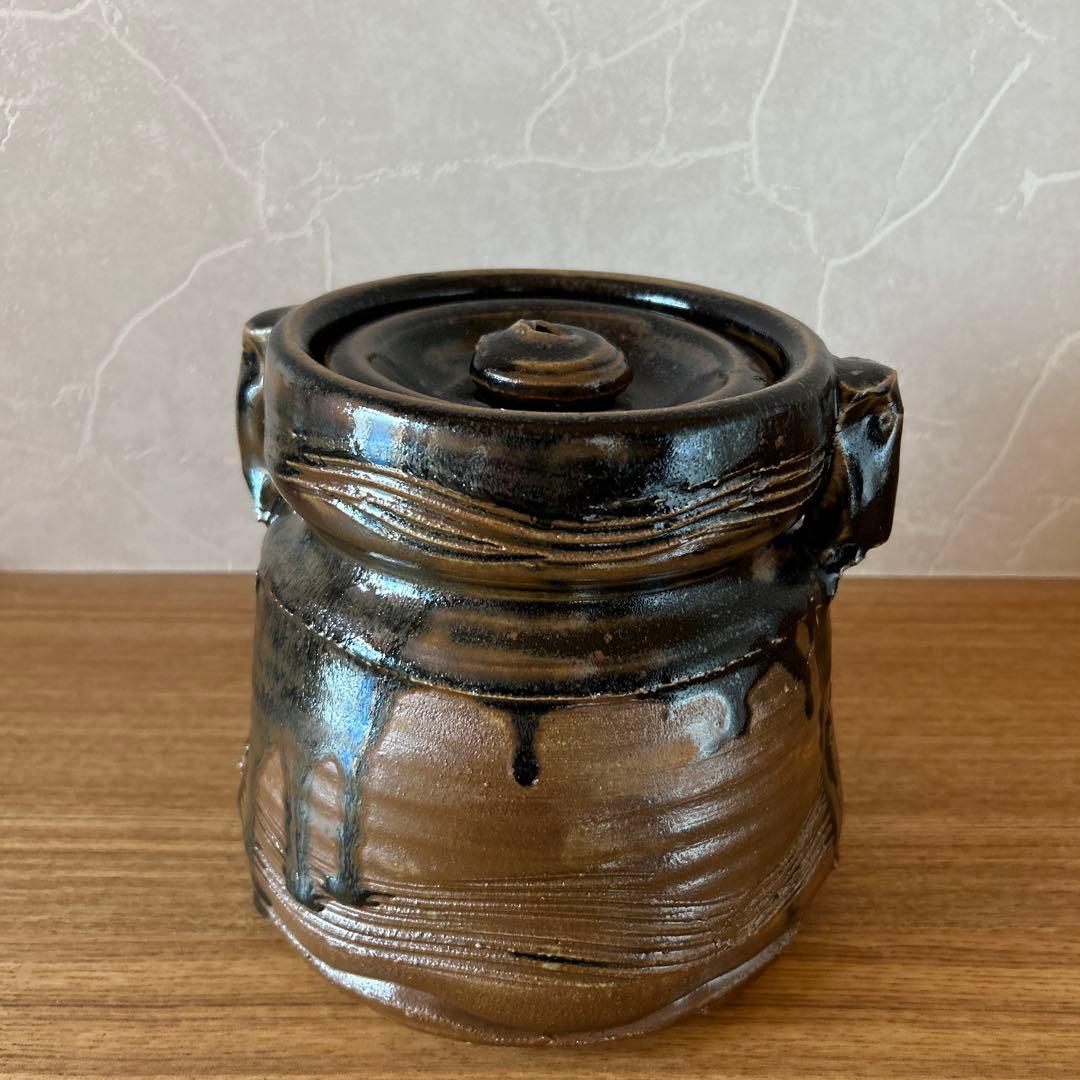 古瀬戸　水指　十三代　山口小左衛門　茶道具