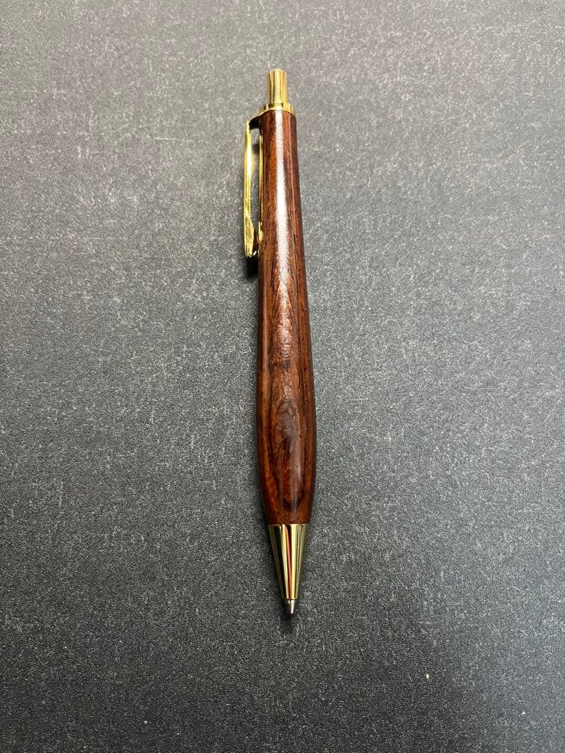 金木犀　銘木のシャープペン　ココボロ糸縮杢　0.5mm