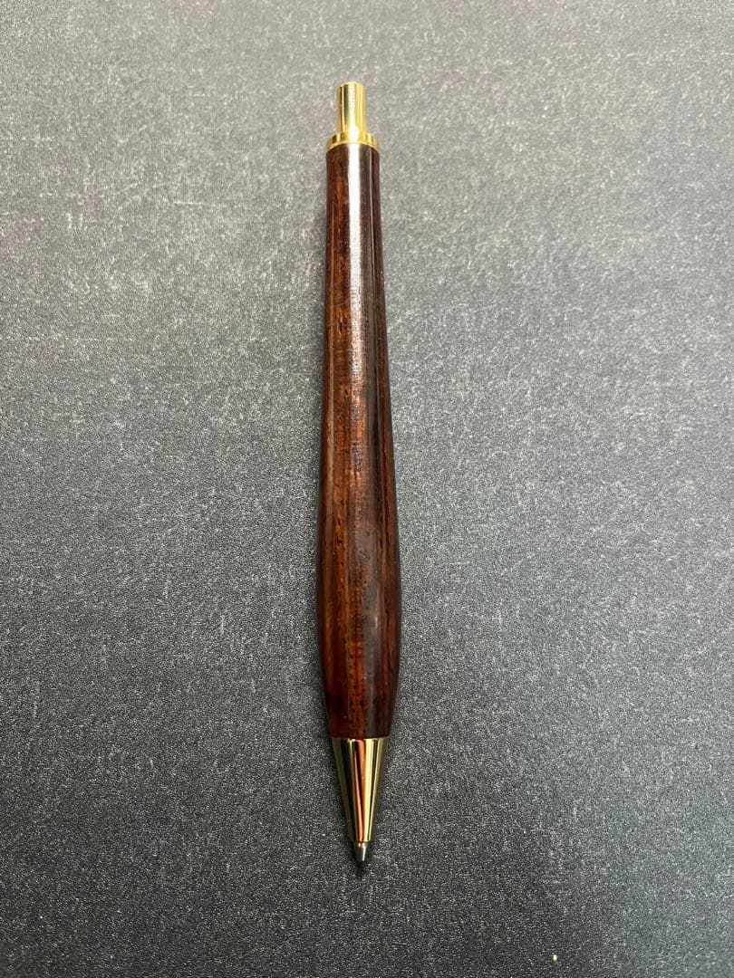 金木犀　銘木のシャープペン　ココボロ糸縮杢　0.5mm