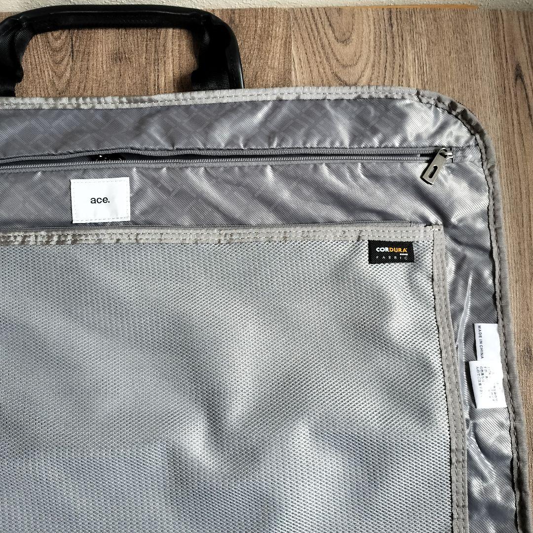 美品✨エースace. エースジーン ace.GENE ガーメントバッグ 2way