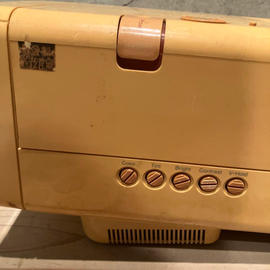 ナショナル　希少 ポータブル アナログ　TVTH6-X7 ブラウン管テレビ