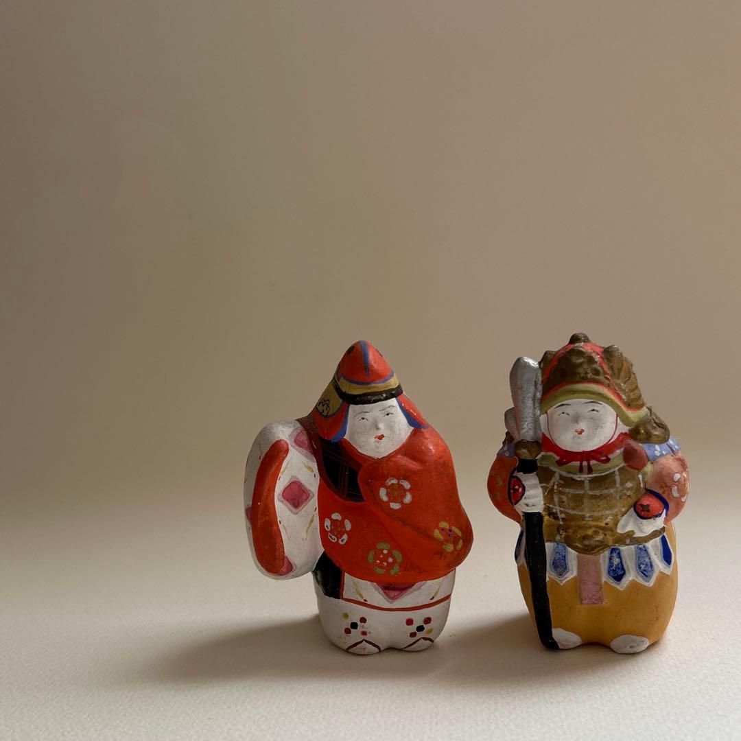 土人形　郷土玩具　舞　歌舞伎　武士　鎧　五月人形　雛人形　日本人形