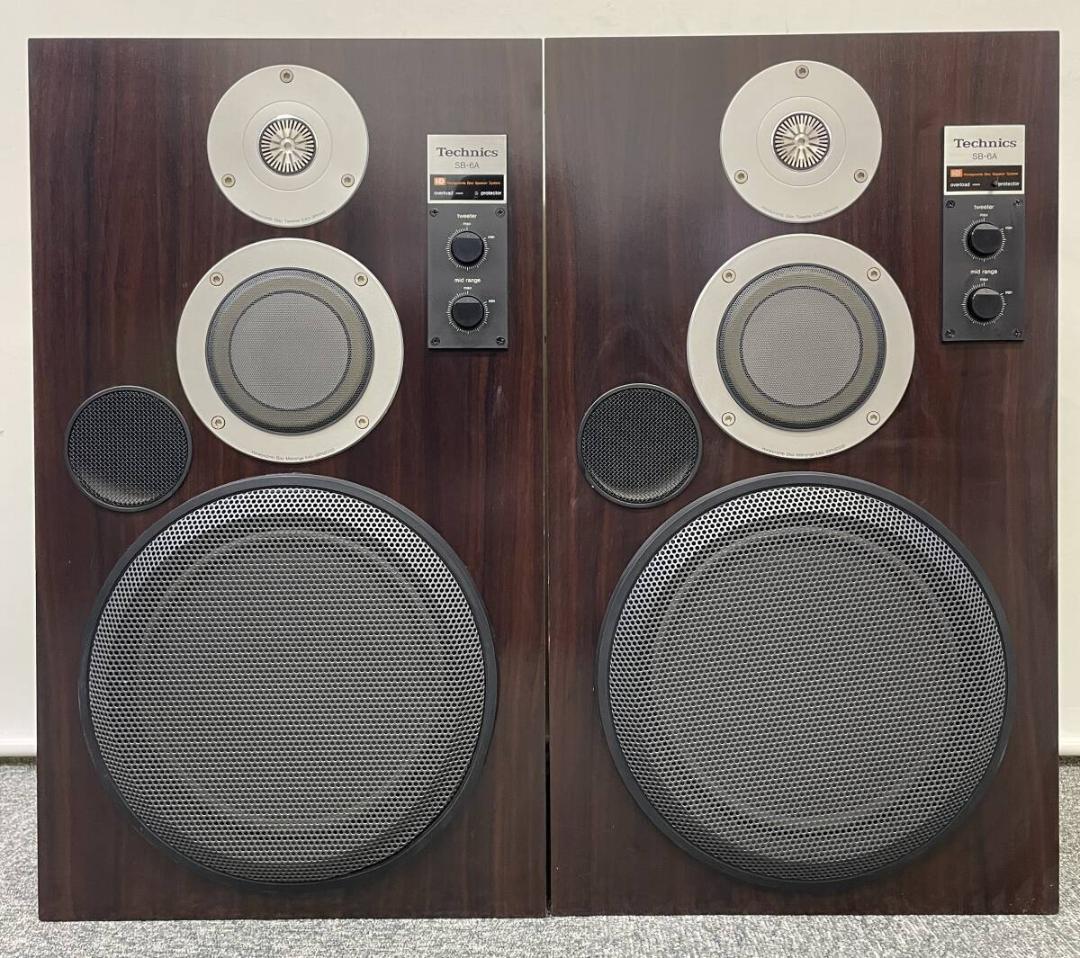 【完動品】Technics SB-6A 3WAY平面スピーカー ペアR8SD29