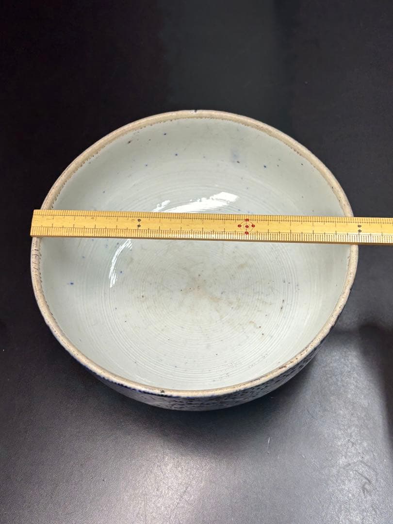 古伊万里 菊唐草紋 微塵唐草 牡丹 染付 明治期 古美術 オールドイマリ 古陶磁