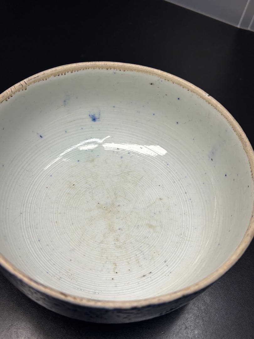 古伊万里 菊唐草紋 微塵唐草 牡丹 染付 明治期 古美術 オールドイマリ 古陶磁