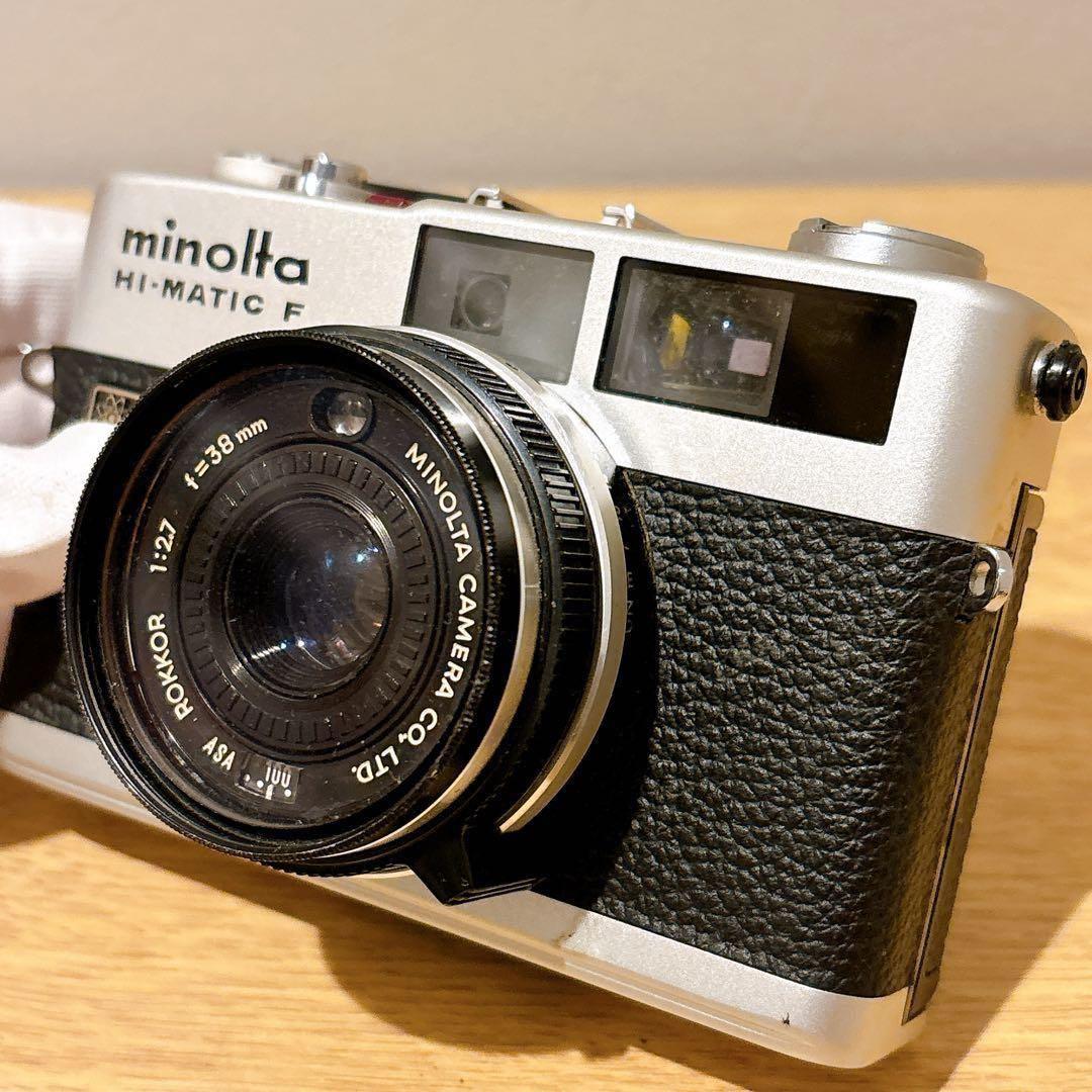 動作確認済み⭐️MINOLTA HI-MATIC F フィルムカメラ コンパクト