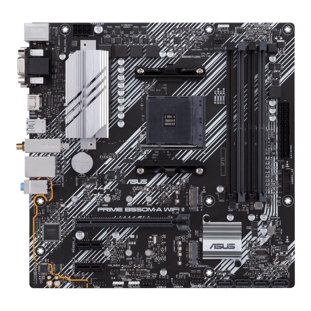 マザーボード ASUS AMD B550 PRIME B550M-A WIFI II