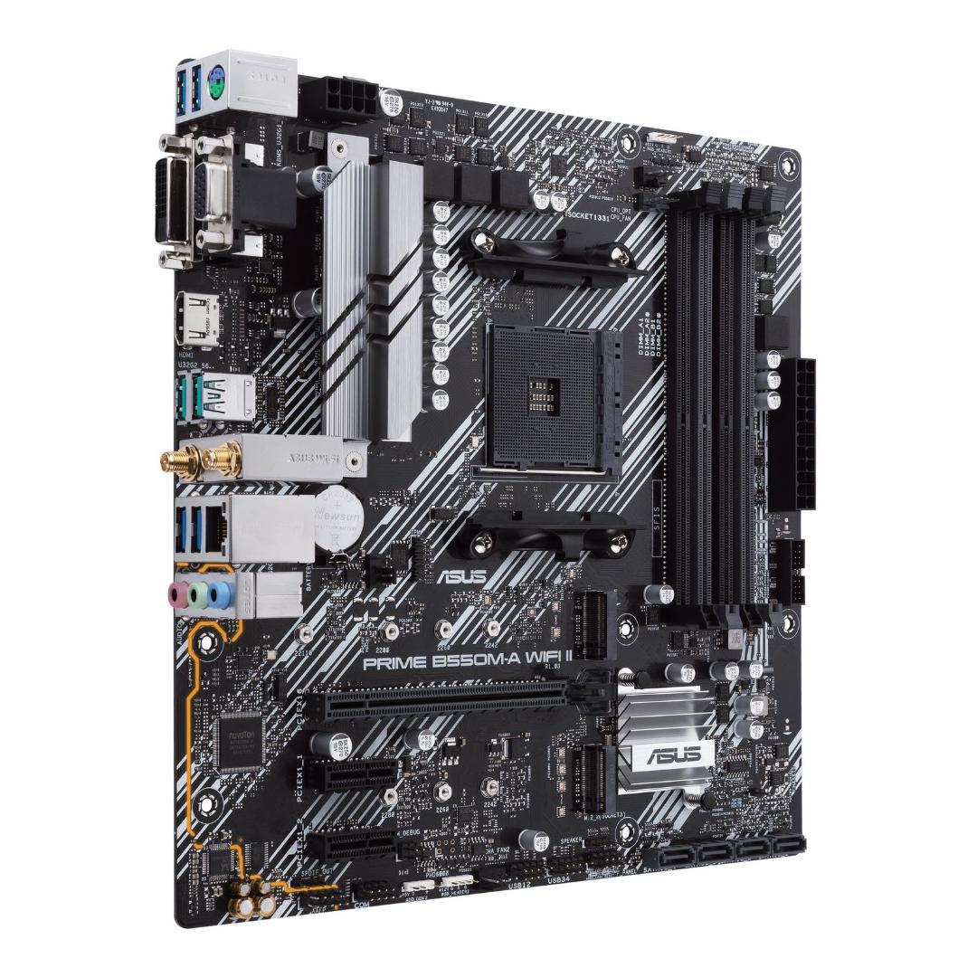 マザーボード ASUS AMD B550 PRIME B550M-A WIFI II