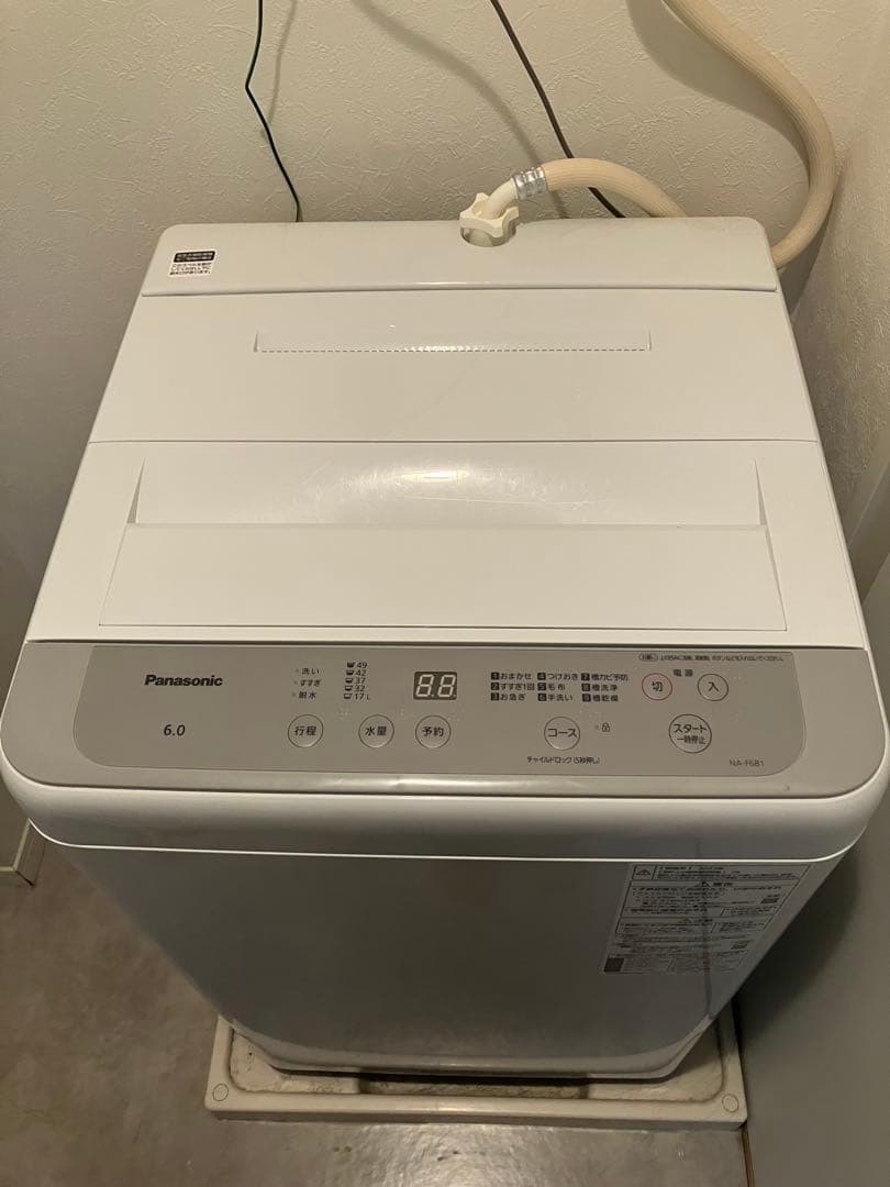 【洗濯機・中古】Panasonic NA-F6B1