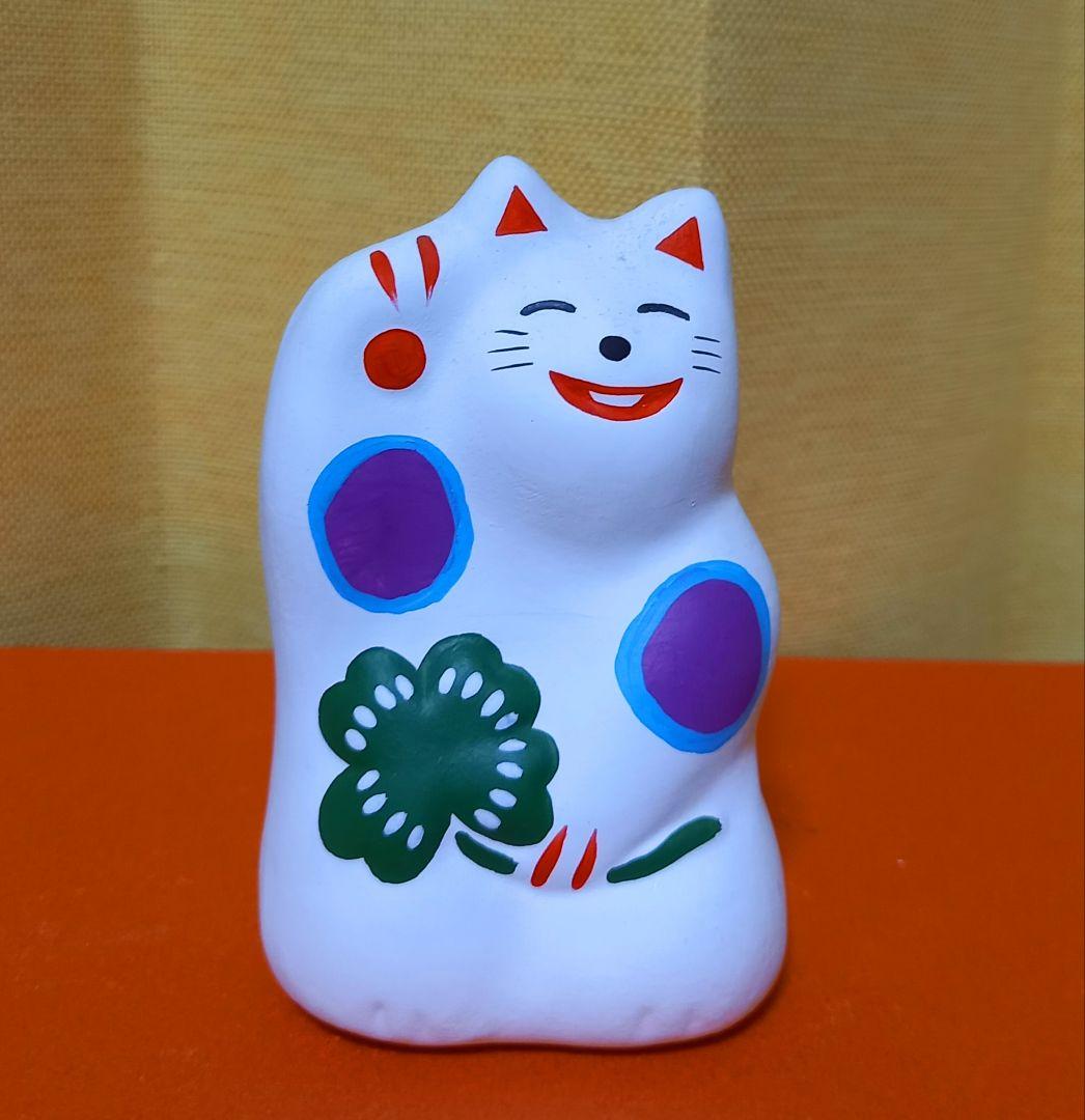 工房輪葉葉縁起物招き猫 3体セット