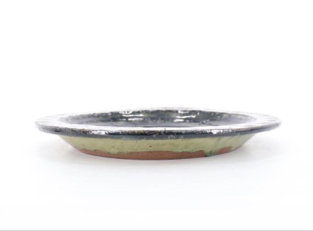 武内晴二郎 作 幅29.5cm 飾皿 中皿 鉢 飾り鉢 民芸 民藝　岩井窯