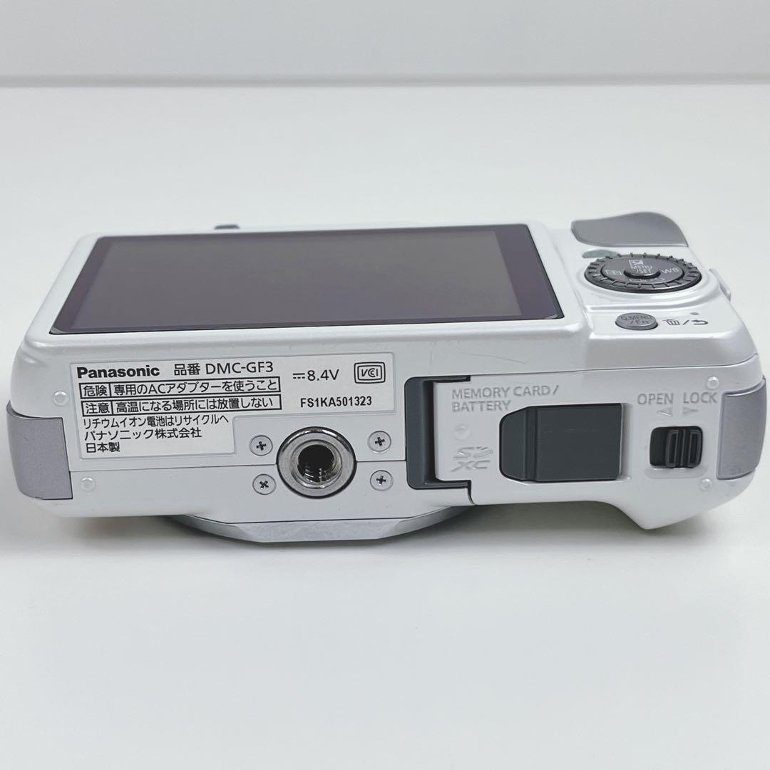 軽量　高画質　パナソニック　LUMIX DMC-GF3　ボディ　人気色のホワイト