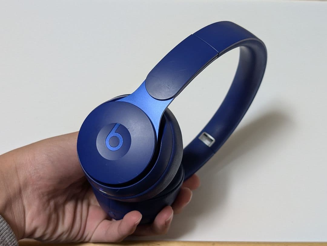 Beats solo pro ネイビー　イヤーパッド良好✨️