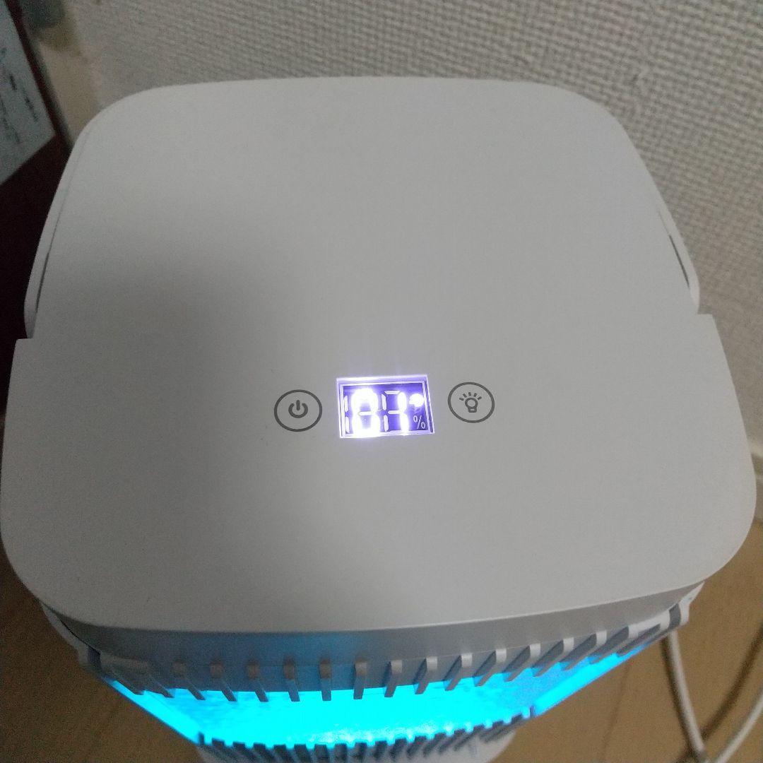 これからの時期にオススメペルチェ式 卓上冷風機 4段階風量 タッチパネル式