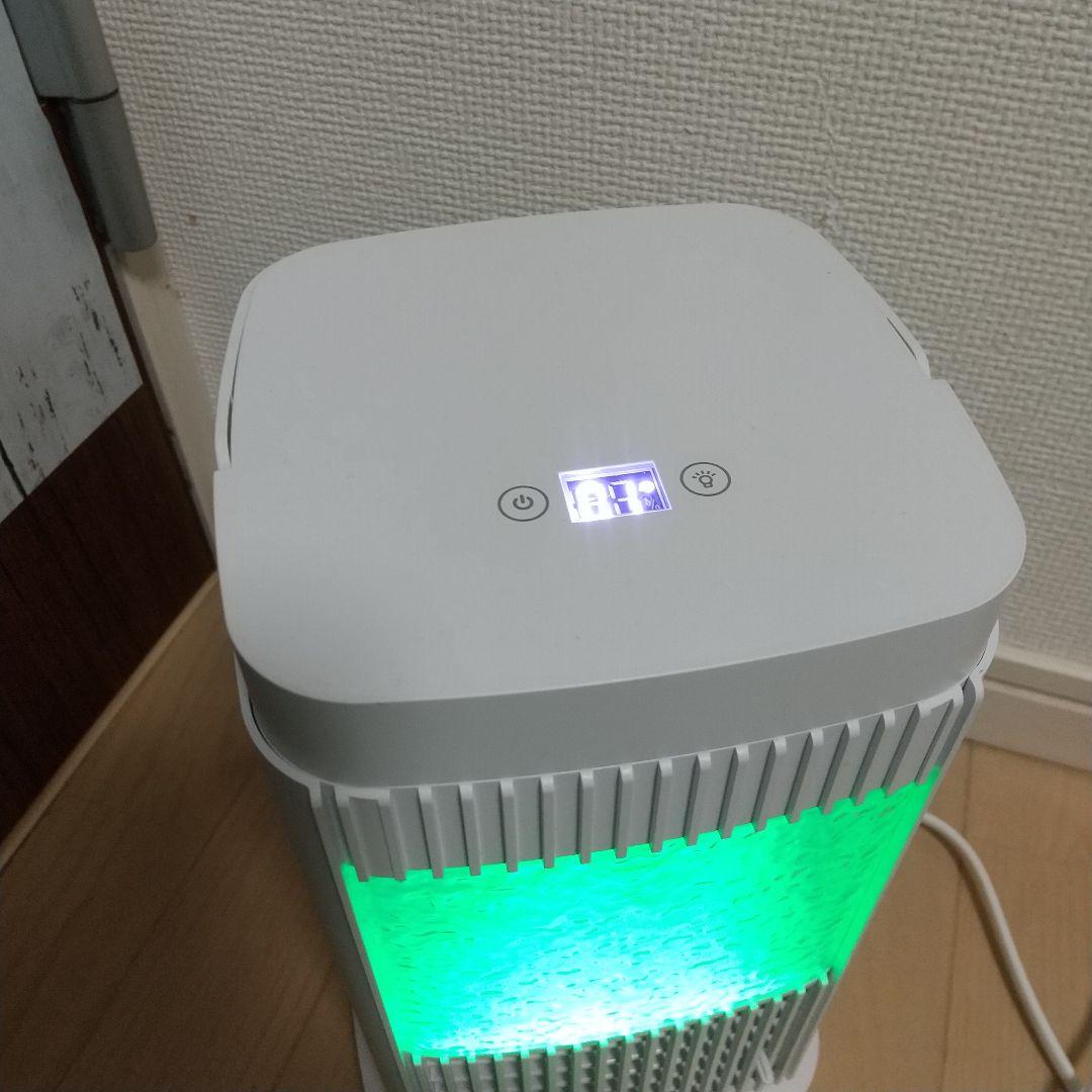 これからの時期にオススメペルチェ式 卓上冷風機 4段階風量 タッチパネル式