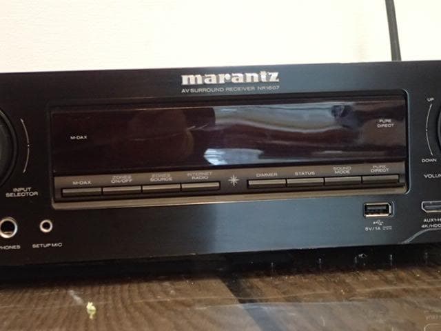 marantz　マランツ AVアンプ NR-1607 リモコン無し・アプリで便利