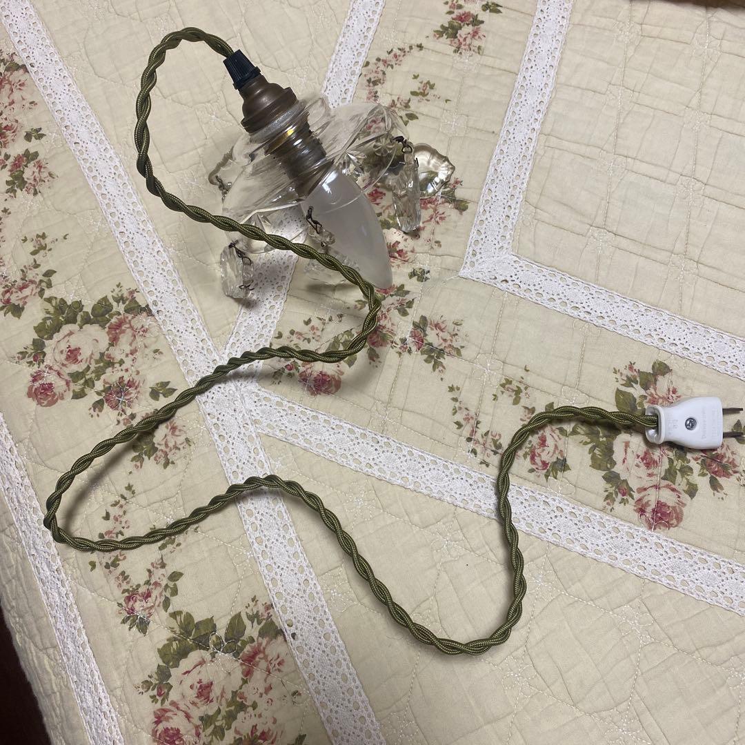 し*り様 美品フランスアンティーク ミニシャンデリアクリスタルガラス