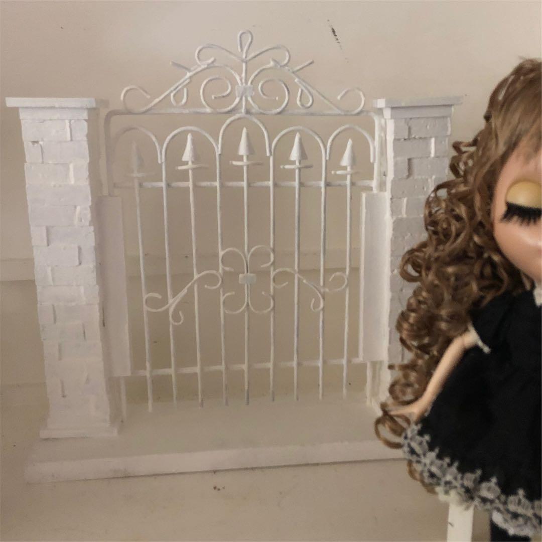 nana様❤️専用　ミニチュア素焼きレンガ仕様　アイアン門のオブジェ　撮影用
