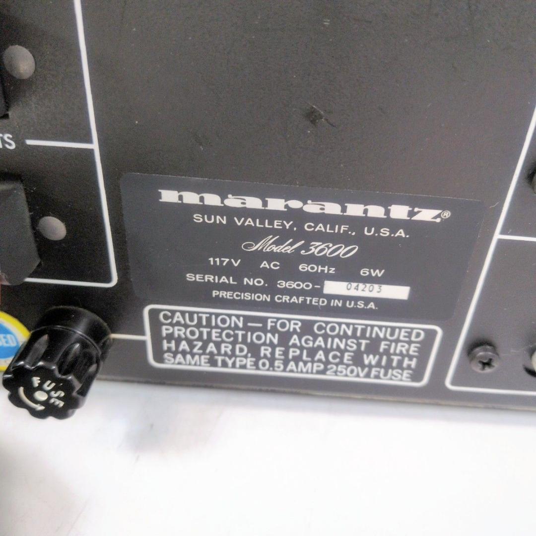 marantz マランツ MODEL 3600 コントロールプリアンプ