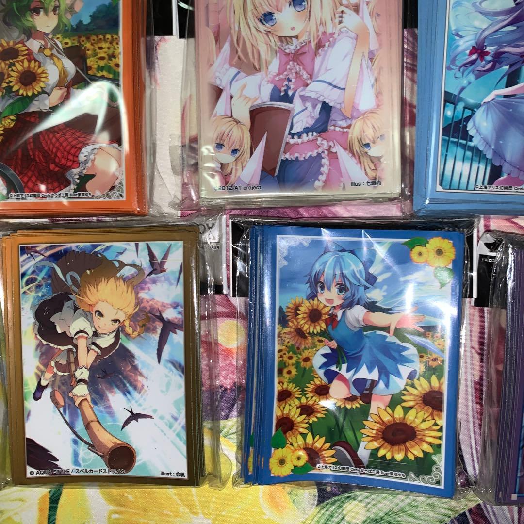 東方project カードスリーブ　まとめ　チルノ魔理沙　アリス