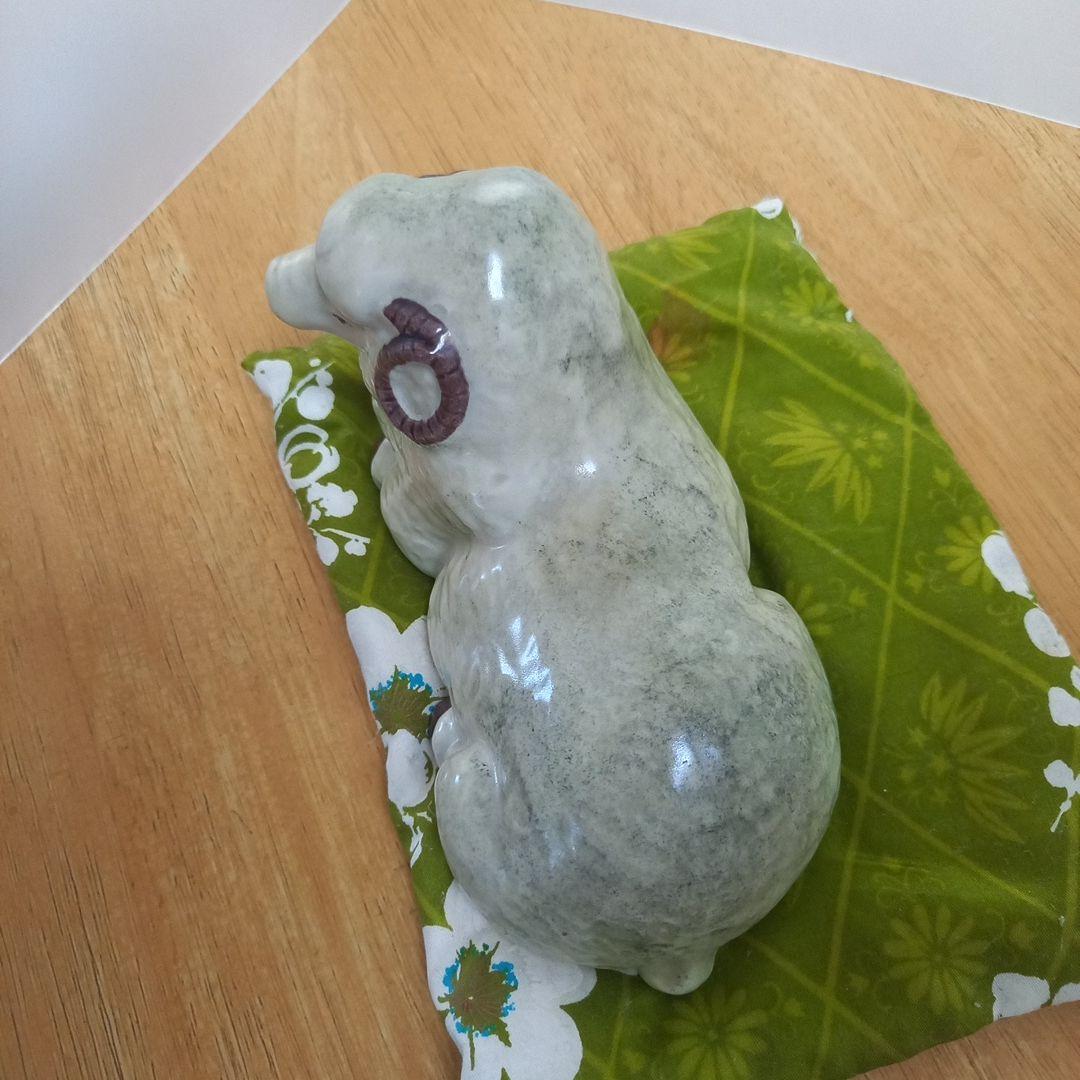 陶器製 羊の置物