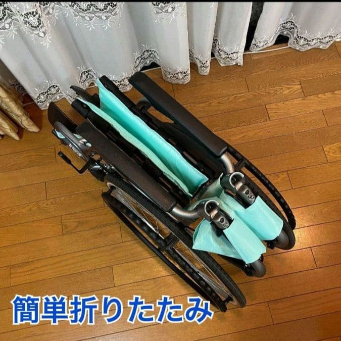 ♿ 最新モデル 小回り操作しやすい 超軽量 自走式 車椅子 ノーパンクタイヤ