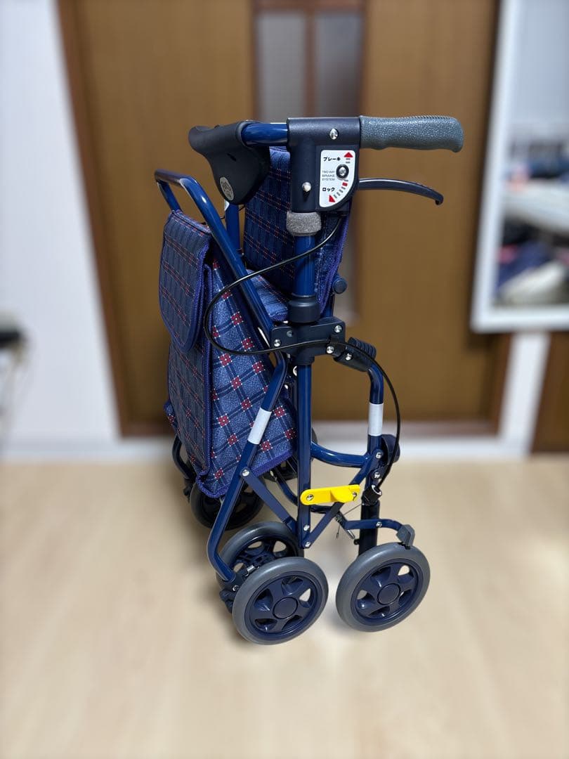 ぽん太　美品【島製作所】　フォルテ　シルバーカー 手押し車 補助車
