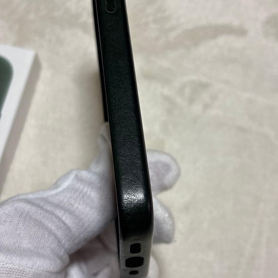 iPhone 13 mini レザーケース セコイアグリーン