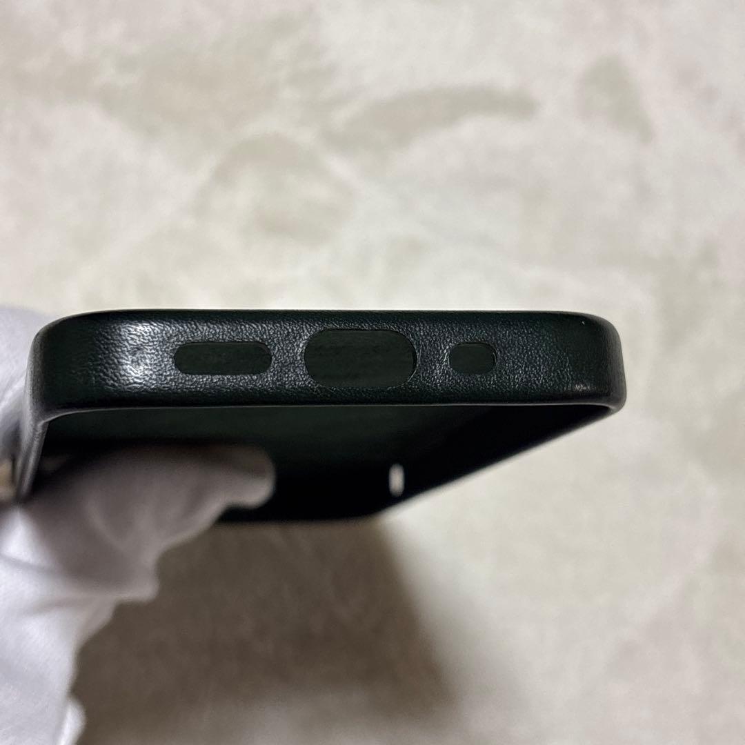 iPhone 13 mini レザーケース セコイアグリーン