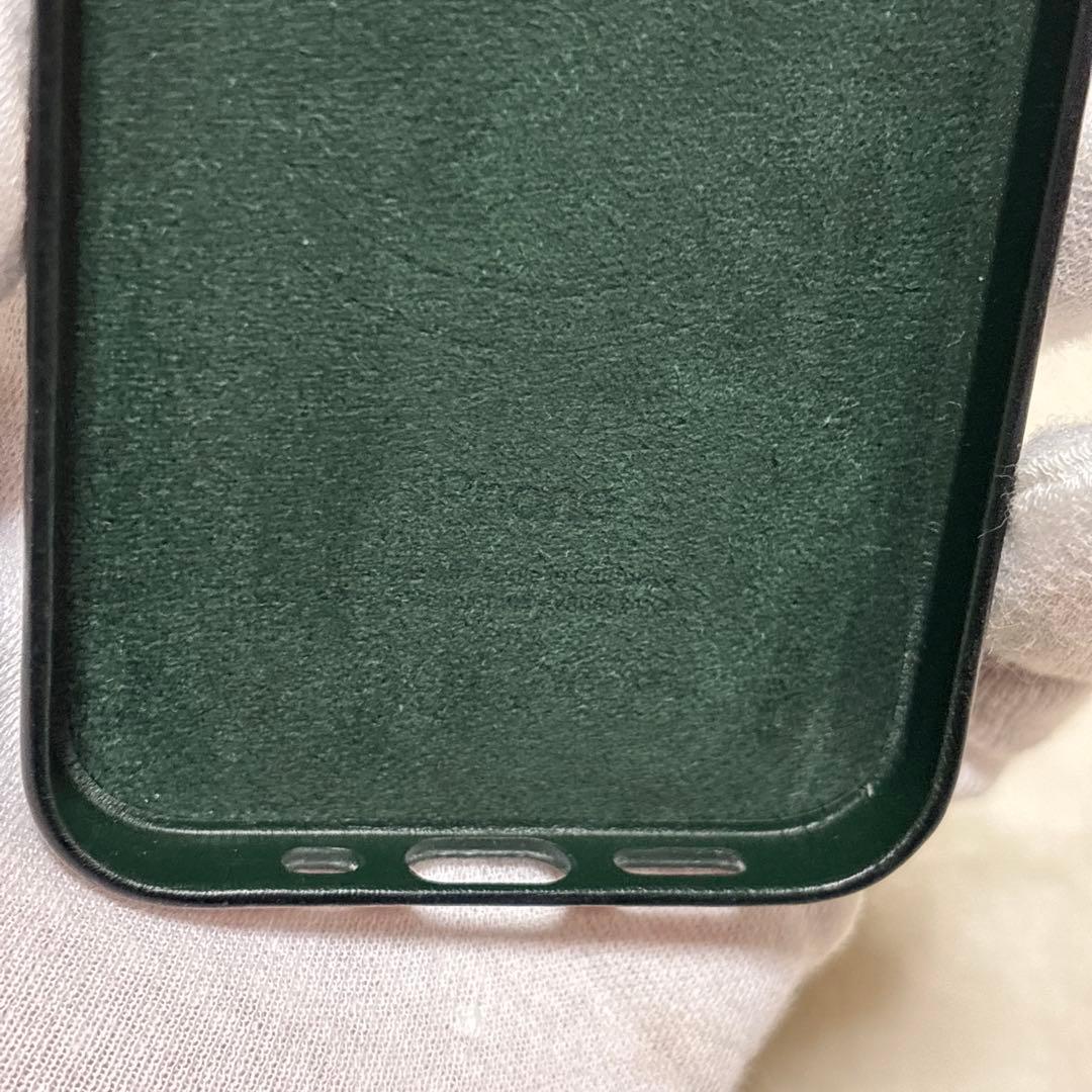 iPhone 13 mini レザーケース セコイアグリーン