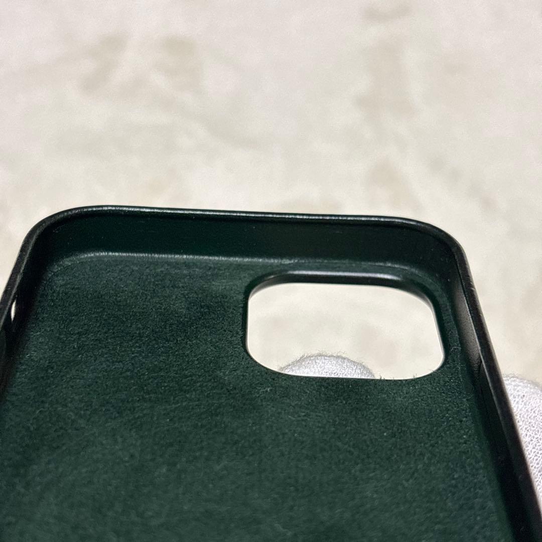 iPhone 13 mini レザーケース セコイアグリーン