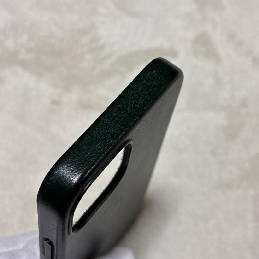 iPhone 13 mini レザーケース セコイアグリーン