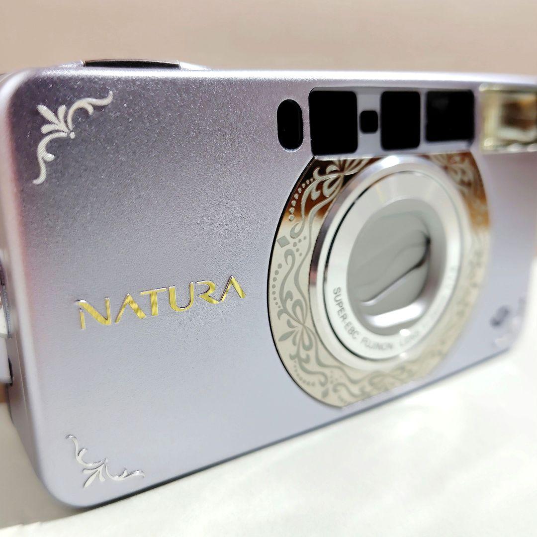 極美品 希少 富士フイルム NATURA S ラベンダー　フィルム付き　完動品