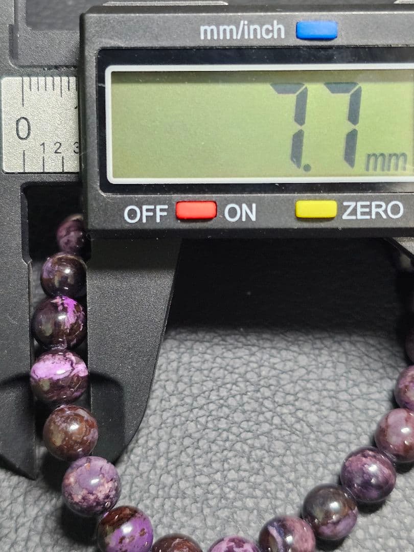 南アフリカ産　スギライトブレスレット　7.7㎜