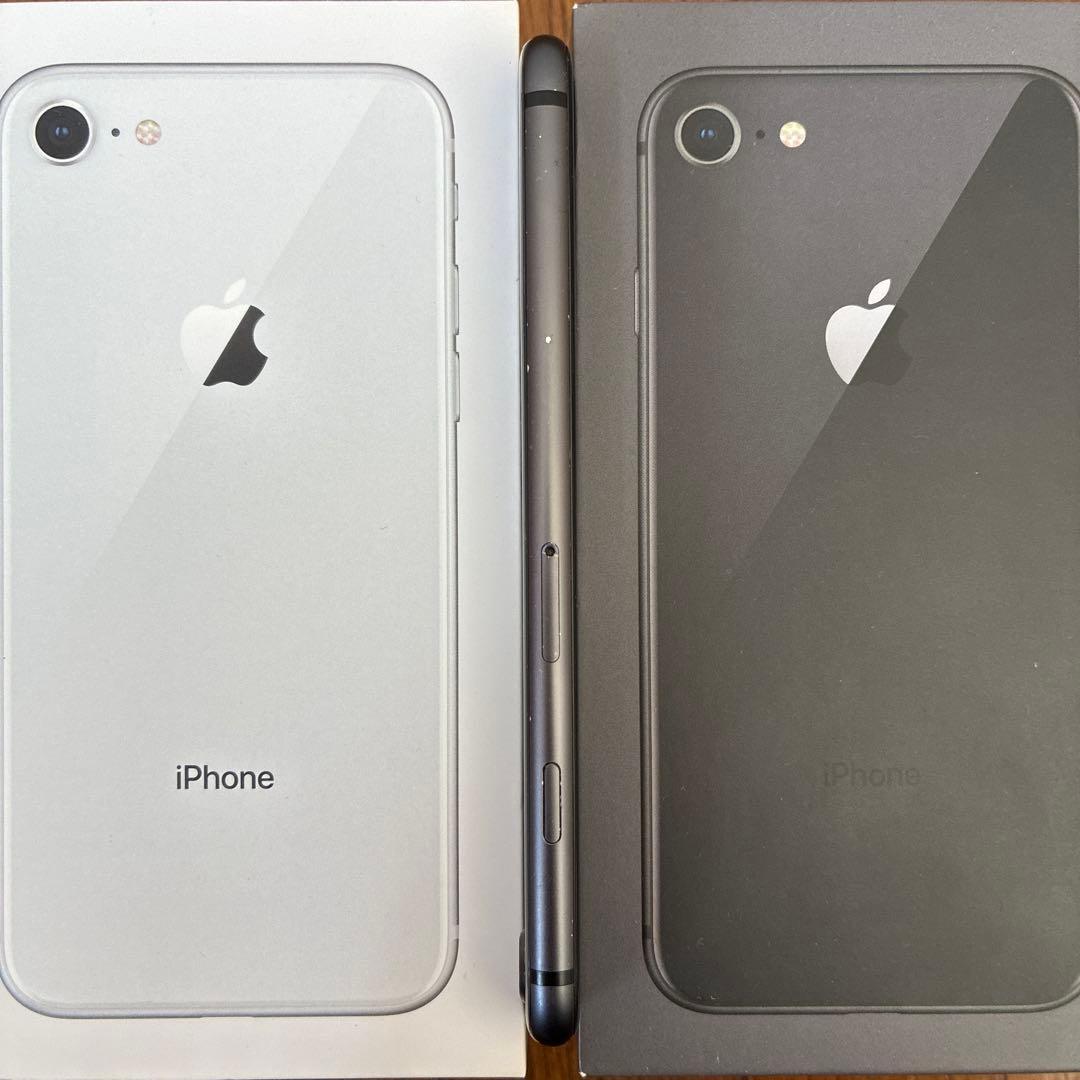 iPhone8 64GB SIMフリー　2台