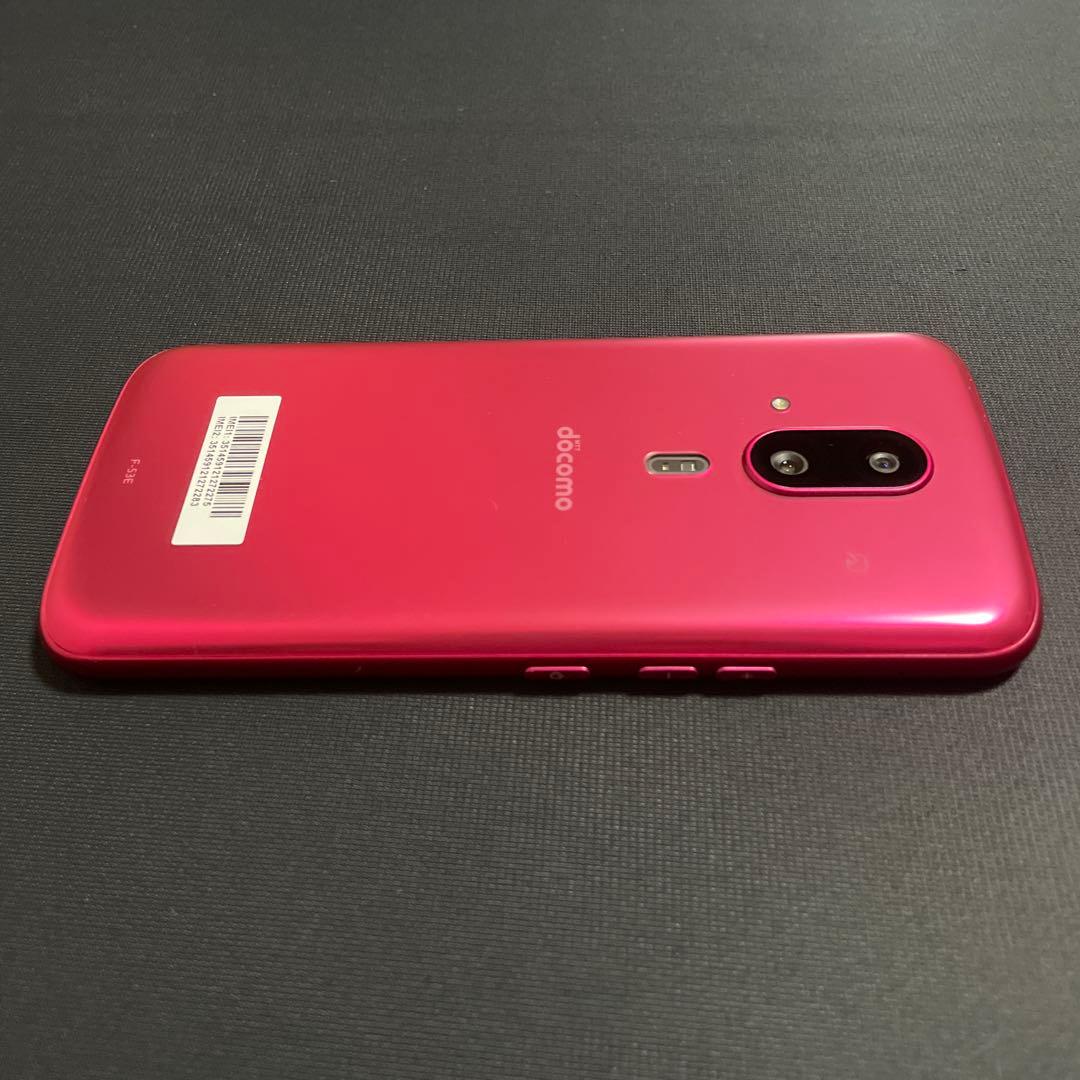 ドコモ　Ｆ５３Ｅ　ピンク　らくらくスマートフォン