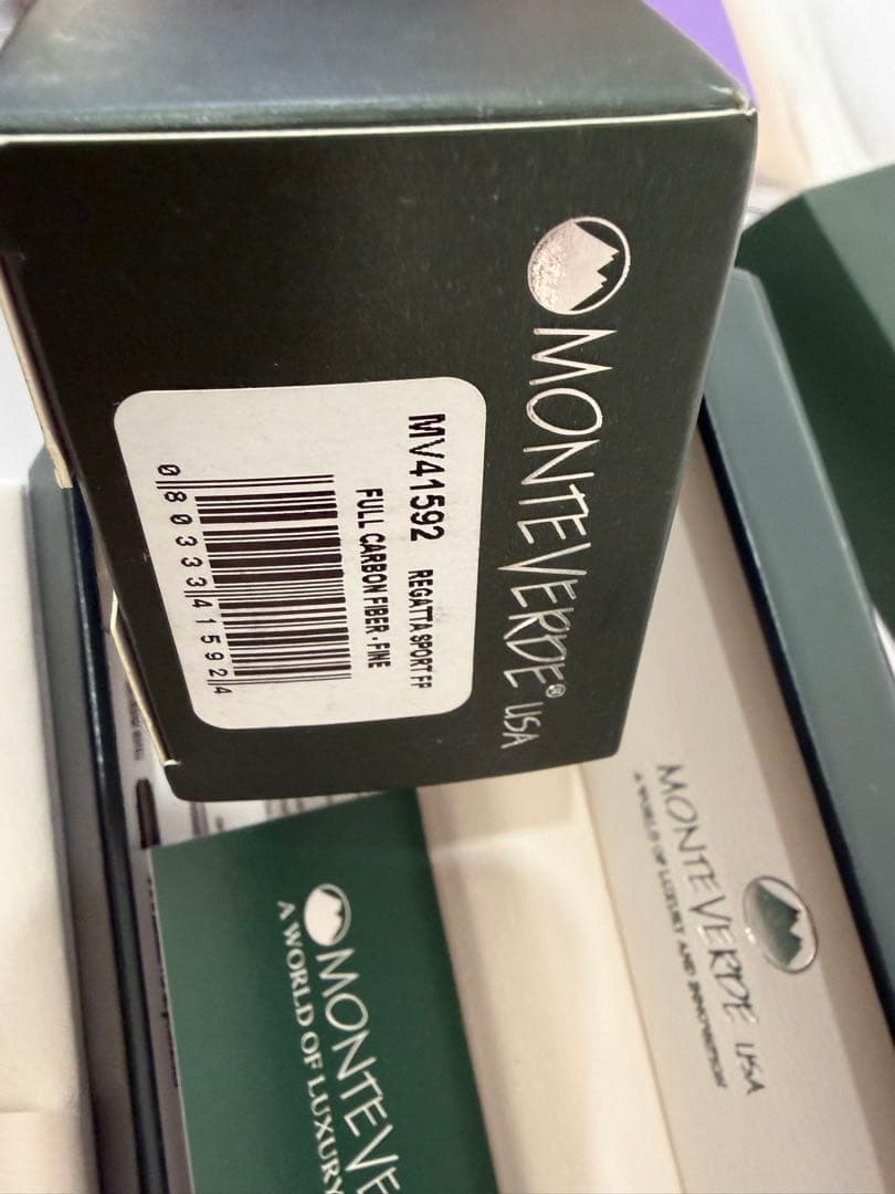 MONTEVERDE ブラック 万年筆 カーボンファイバー
