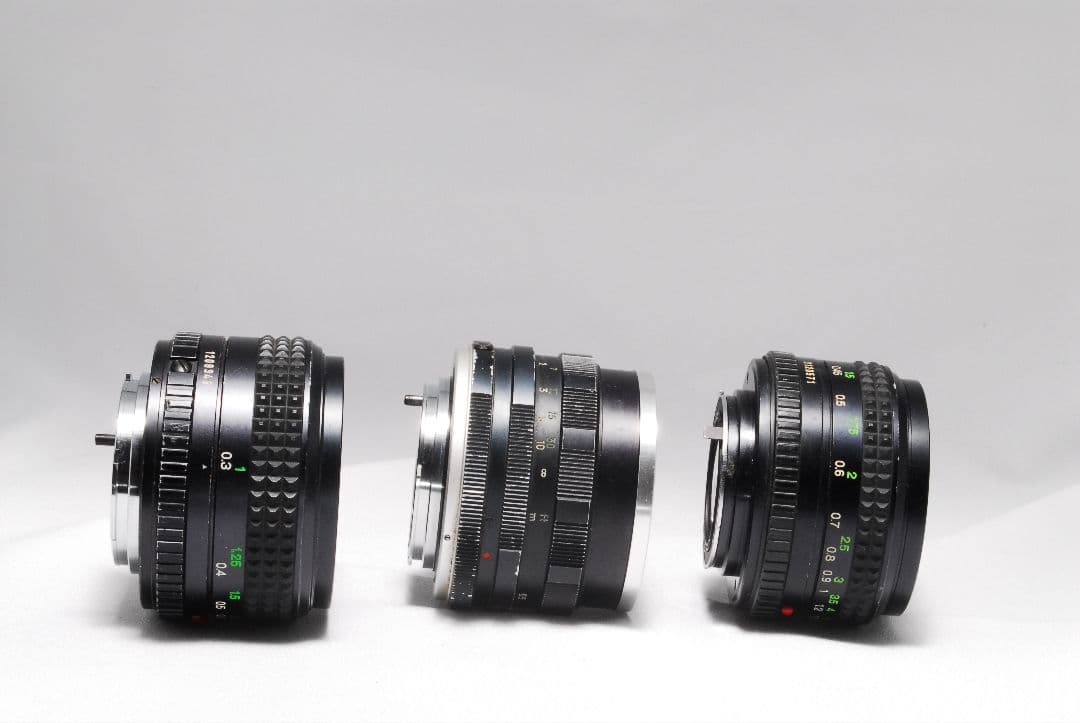 MINOLTA　ミノルタ　SR-1 フィルムカメラ　レンズ4本