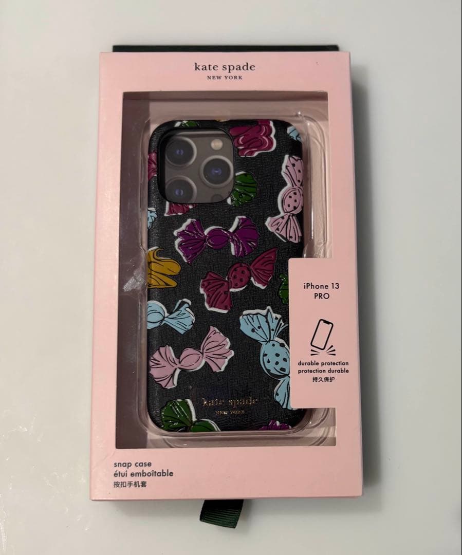 KATE SPADE iPhone13Pro ケース リボン柄